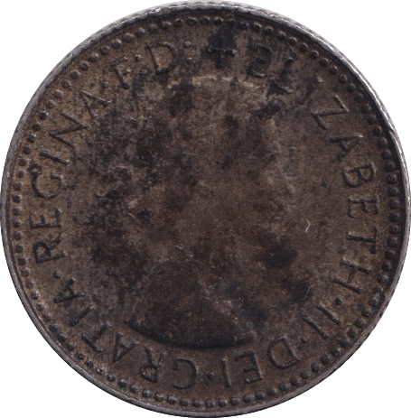 1955 SILVER AUSTRALIA SIX PENCE - SILVER WORLD COINS - Cambridgeshire Coins