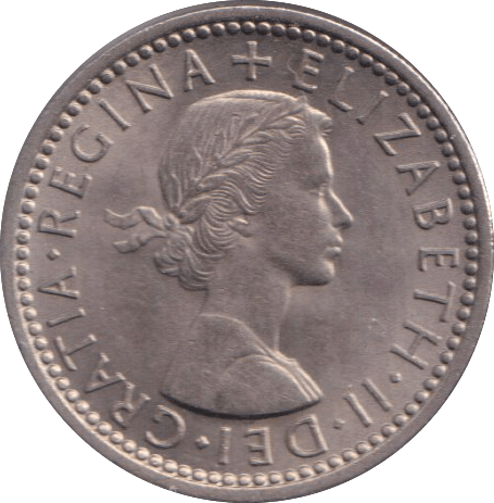1955 SIXPENCE ( UNC ) - SIXPENCE - Cambridgeshire Coins