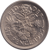 1955 SIXPENCE ( UNC ) - SIXPENCE - Cambridgeshire Coins