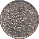1955 TWO SHILLINGS ( EF ) - TWO SHILLINGS - Cambridgeshire Coins