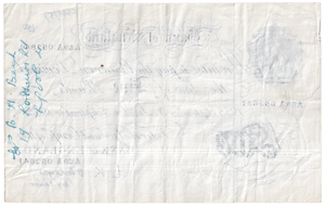 1955 WHITE FIVE POUND NOTE SEPTEMBER 3RD LONDON BANK OF ENGLAND O'BRIEN W£5 - 43 - £5 BANKNOTES WHITE - Cambridgeshire Coins