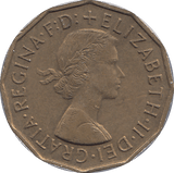 1956 BRASS THREEPENCE ( AUNC ) - THREEPENCE - Cambridgeshire Coins
