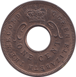 1956 EAST AFRICA ONE CENT - WORLD COINS - Cambridgeshire Coins