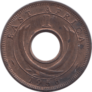 1956 EAST AFRICA ONE CENT - WORLD COINS - Cambridgeshire Coins