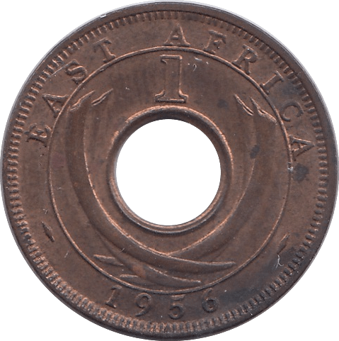 1956 EAST AFRICA ONE CENT - WORLD COINS - Cambridgeshire Coins