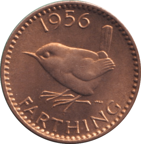 1956 FARTHING ( BU ) - FARTHING - Cambridgeshire Coins