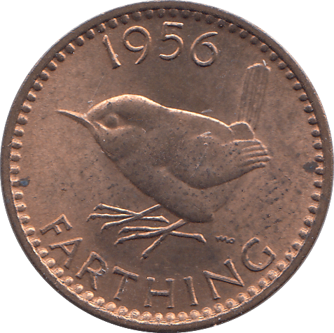 1956 FARTHING ( UNC ) - FARTHING - Cambridgeshire Coins