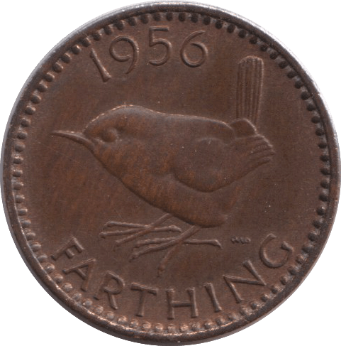 1956 FARTHING ( UNC ) - FARTHING - Cambridgeshire Coins
