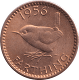 1956 FARTHING ( UNC ) - FARTHING - Cambridgeshire Coins
