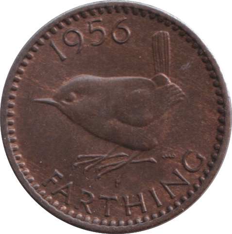 1956 FARTHING ( UNC ) - FARTHING - Cambridgeshire Coins