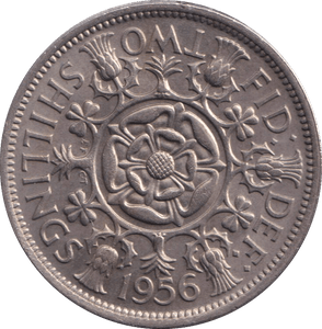 1956 FLORIN ( UNC ) - FLORIN - Cambridgeshire Coins