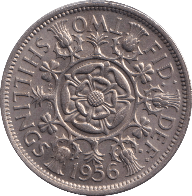 1956 FLORIN ( UNC ) - FLORIN - Cambridgeshire Coins
