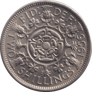 1956 FLORIN ( UNC ) - FLORIN - Cambridgeshire Coins