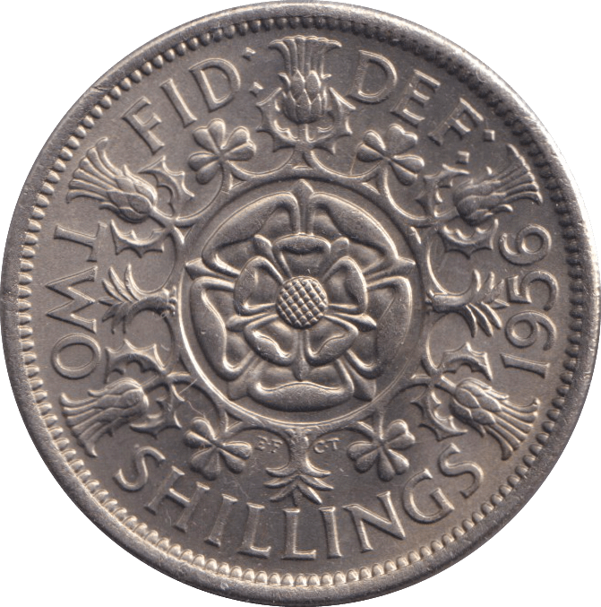 1956 FLORIN ( UNC ) - FLORIN - Cambridgeshire Coins
