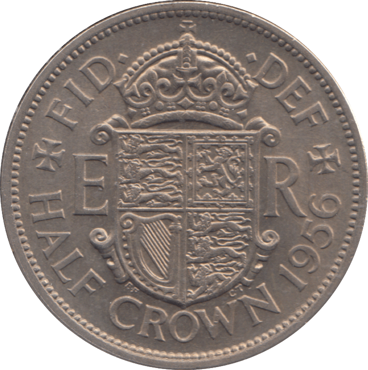 1956 HALFCROWN ( UNC ) - HALFCROWN - Cambridgeshire Coins