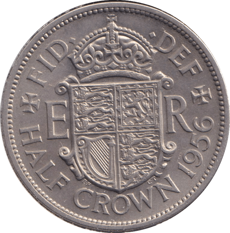 1956 HALFCROWN ( UNC ) - HALFCROWN - Cambridgeshire Coins