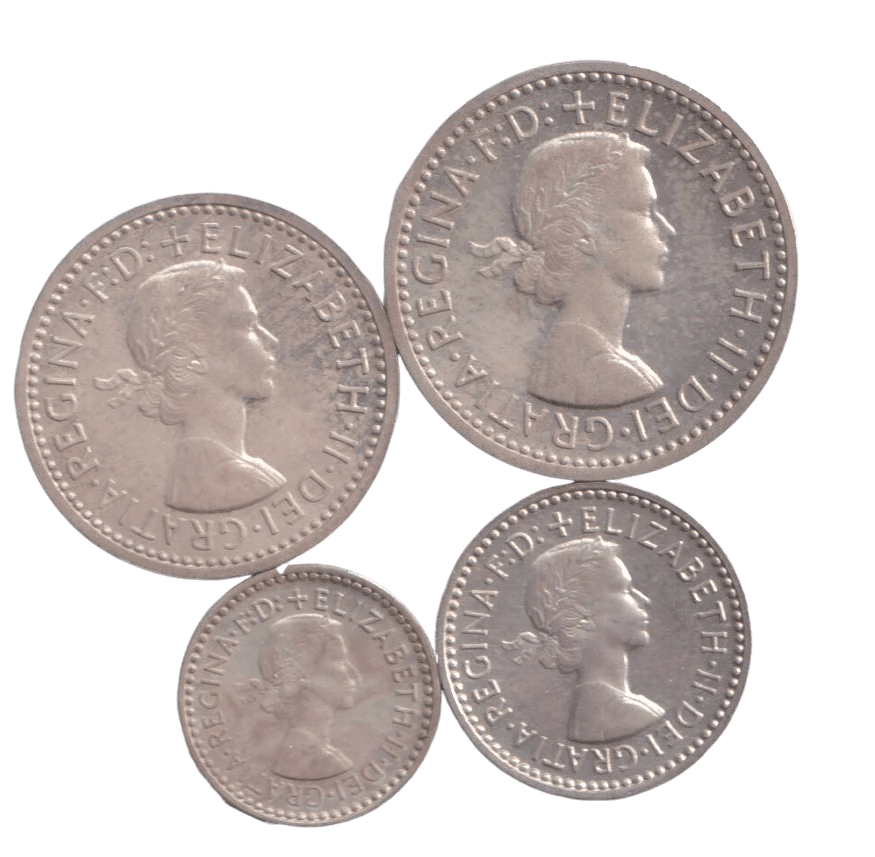 1956 MAUNDY SET WESTMINSTER ABBEY ELIZABETH II - Maundy Set - Cambridgeshire Coins