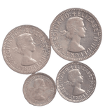 1956 MAUNDY SET WESTMINSTER ABBEY ELIZABETH II - Maundy Set - Cambridgeshire Coins