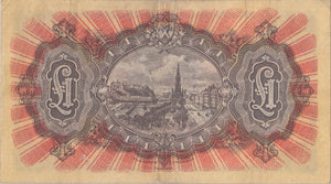 1956 ONE POUND NATIONAL BANK SCOTLAND BANKNOTE REF SCOT - 4 - WORLD BANKNOTES - Cambridgeshire Coins