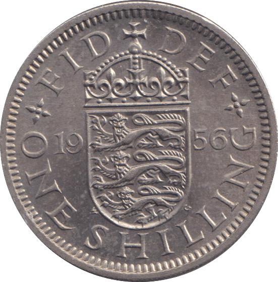 1956 SHILLING ( UNC ) E - SHILLING - Cambridgeshire Coins