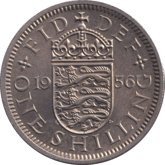 1956 SHILLING ( UNC ) - SHILLING - Cambridgeshire Coins