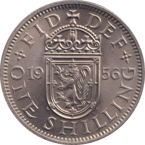 1956 SHILLING ( UNC ) S - SHILLING - Cambridgeshire Coins