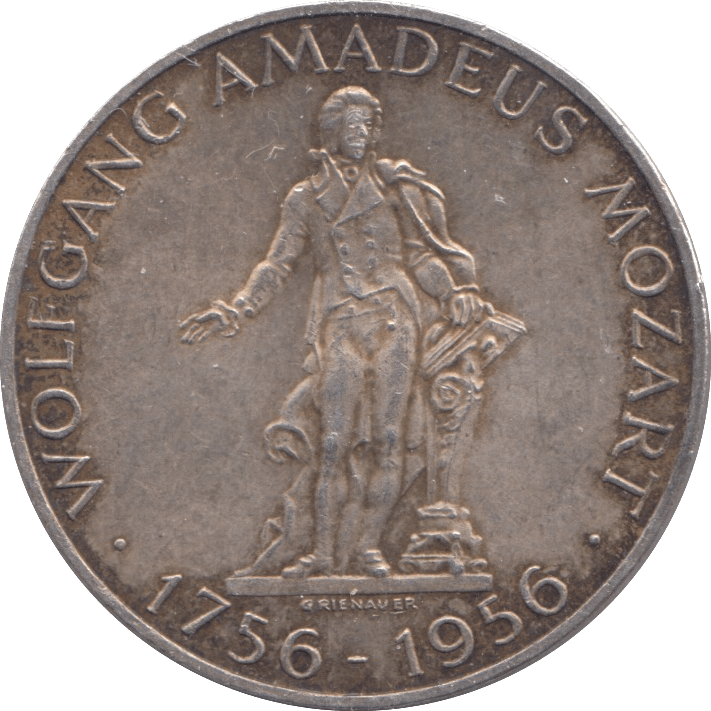1956 SILVER 25 SCHILLING FRANC AUSTRIA - SILVER WORLD COINS - Cambridgeshire Coins