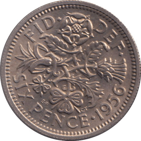 1956 SIXPENCE ( UNC ) - SIXPENCE - Cambridgeshire Coins