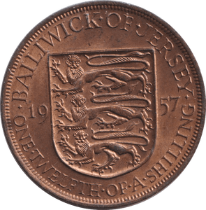 1957 1/12 SHILLING - PENNY - Cambridgeshire Coins