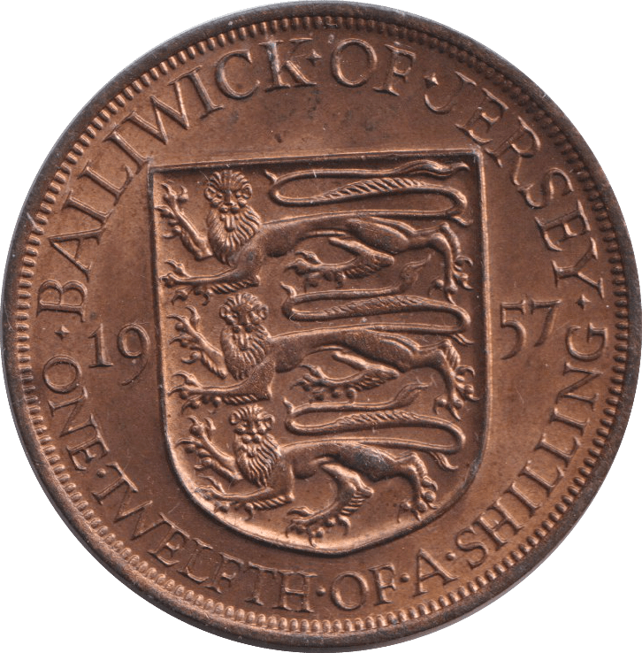 1957 1/12 SHILLING - PENNY - Cambridgeshire Coins