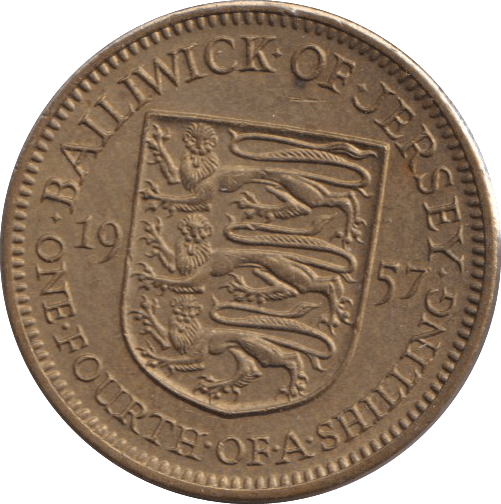 1957 1/4 SHILLING - PENNY - Cambridgeshire Coins