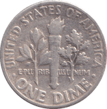 1957 DIME USA - WORLD COINS - Cambridgeshire Coins