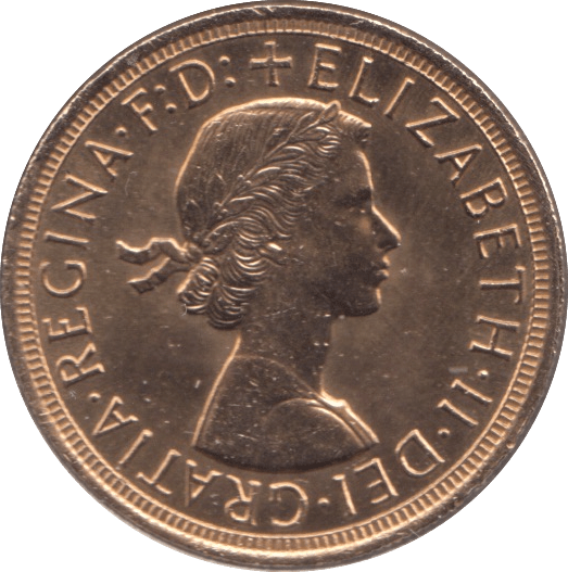1957 GOLD SOVEREIGN ( AUNC ) - SOVEREIGN - Cambridgeshire Coins