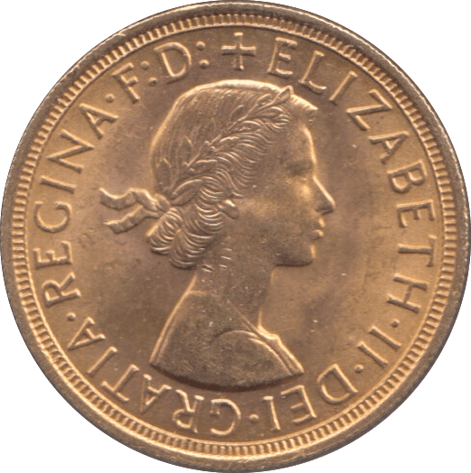 1957 GOLD SOVEREIGN ( UNC ) 2 - Sovereign - Cambridgeshire Coins