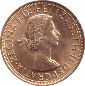 1957 GOLD SOVEREIGN ( UNC ) 3 - SOVEREIGN - Cambridgeshire Coins
