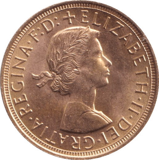1957 GOLD SOVEREIGN ( UNC ) 3 - SOVEREIGN - Cambridgeshire Coins