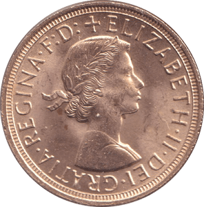 1957 GOLD SOVEREIGN ( UNC ) - SOVEREIGN - Cambridgeshire Coins
