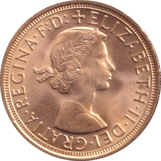 1957 GOLD SOVEREIGN ( UNC ) - SOVEREIGN - Cambridgeshire Coins