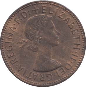 1957 HALF PENNY ( AUNC ) - HALFPENNY - Cambridgeshire Coins