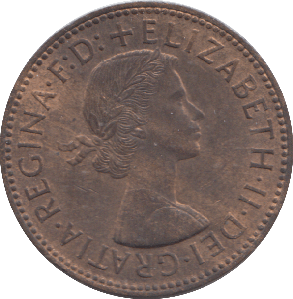 1957 HALF PENNY ( AUNC ) - HALFPENNY - Cambridgeshire Coins