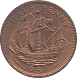 1957 HALF PENNY ( UNC ) - HALFPENNY - Cambridgeshire Coins