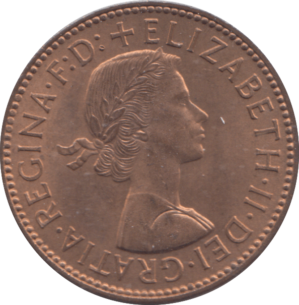 1957 HALF PENNY ( UNC ) - HALFPENNY - Cambridgeshire Coins
