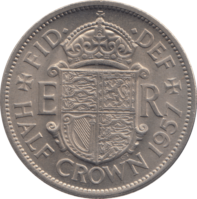 1957 HALFCROWN ( AUNC ) - HALFCROWN - Cambridgeshire Coins