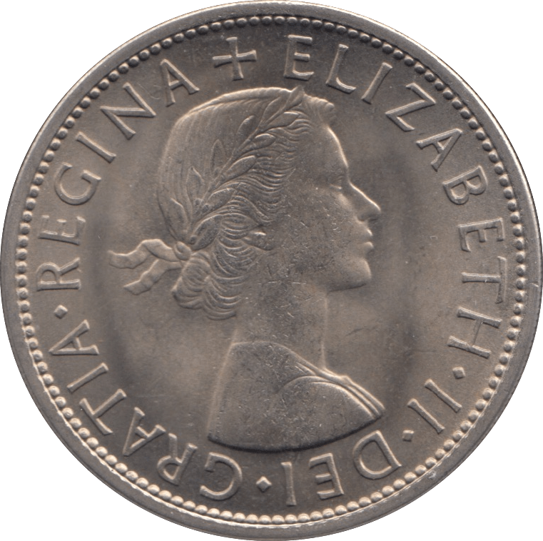 1957 HALFCROWN ( UNC ) - HALFCROWN - Cambridgeshire Coins