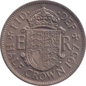 1957 HALFCROWN ( UNC ) - HALFCROWN - Cambridgeshire Coins