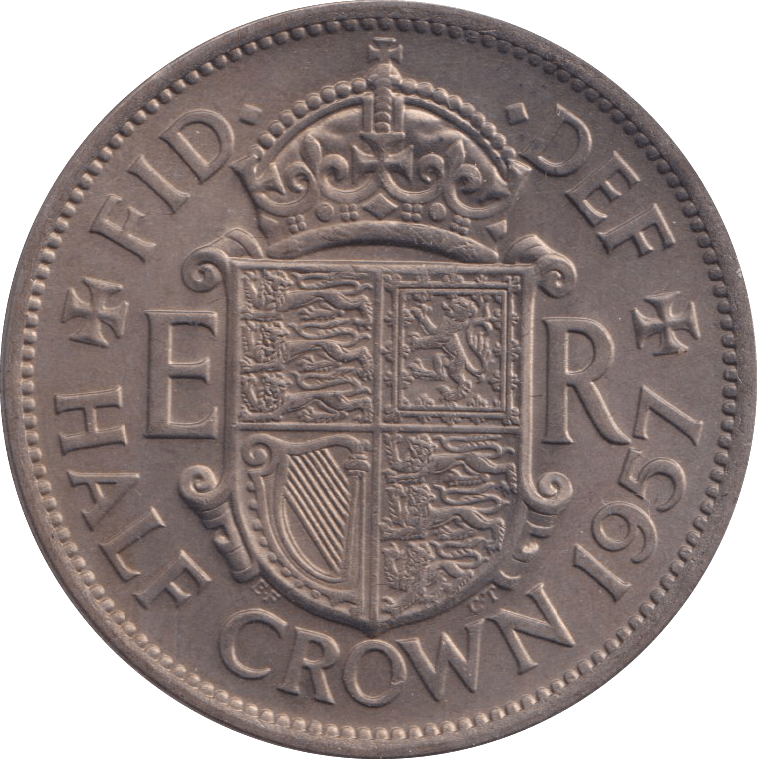 1957 HALFCROWN ( UNC ) - HALFCROWN - Cambridgeshire Coins