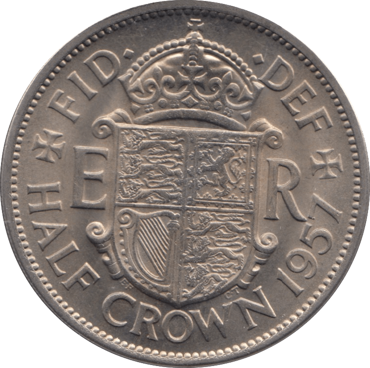 1957 HALFCROWN ( UNC ) - HALFCROWN - Cambridgeshire Coins