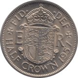 1957 HALFCROWN ( UNC ) - HALFCROWN - Cambridgeshire Coins