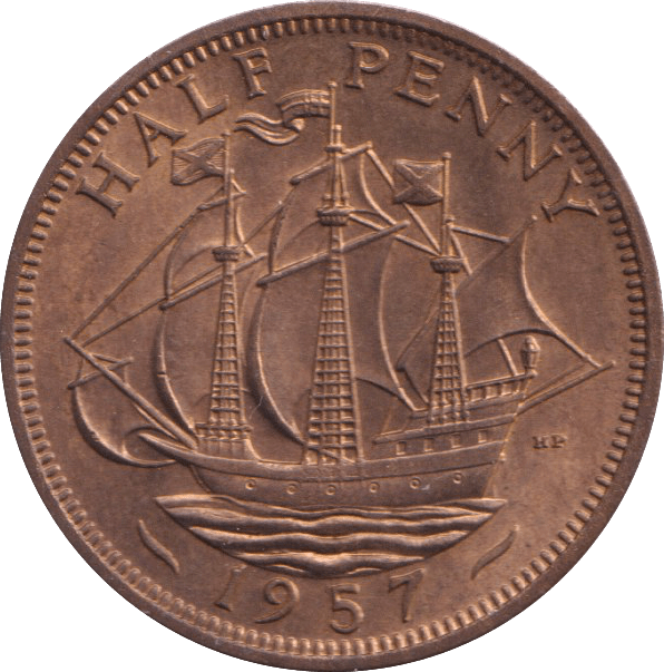 1957 HALFPENNY ( BU ) - HALFPENNY - Cambridgeshire Coins