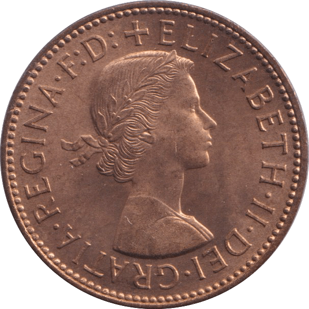 1957 HALFPENNY ( UNC ) - HALFPENNY - Cambridgeshire Coins
